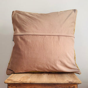 Coussin Chanvre Moutarde 1